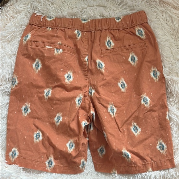 Orange Patterned Shorts - Picture 2 of 3